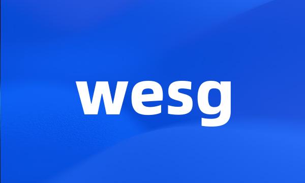 wesg