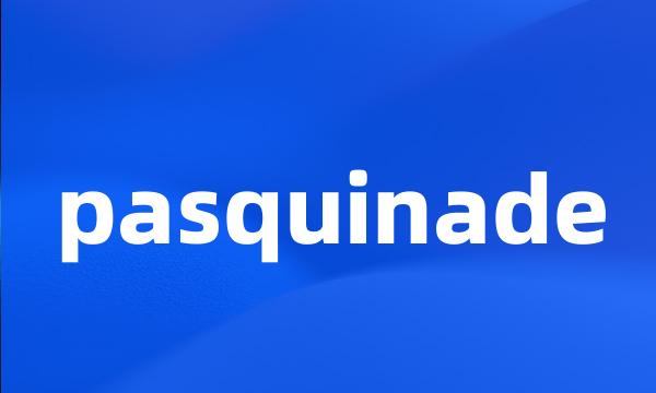 pasquinade