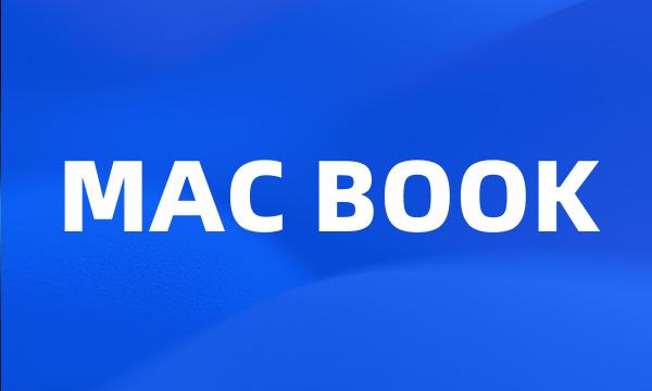 MAC BOOK