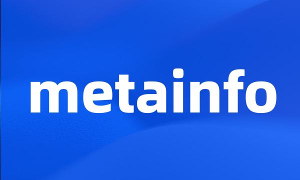 metainfo