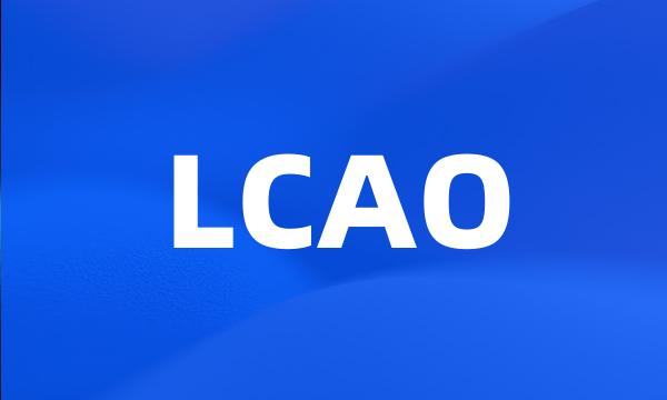 LCAO