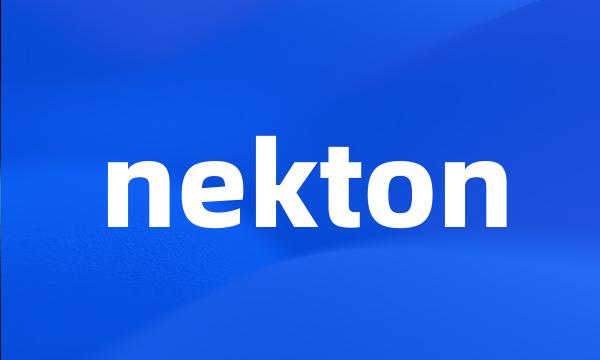 nekton