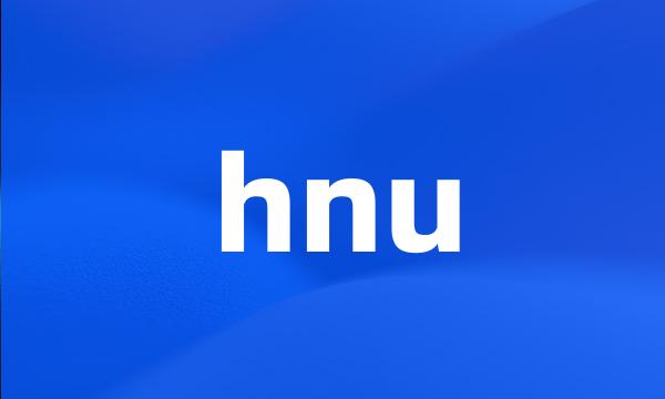 hnu