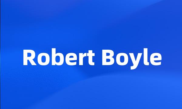 Robert Boyle