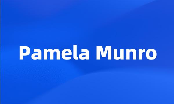 Pamela Munro