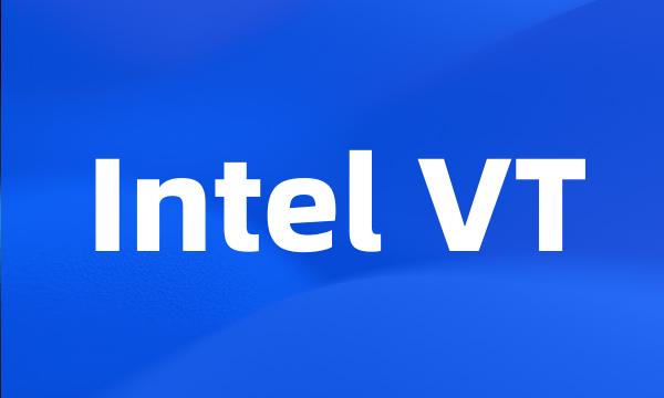 Intel VT