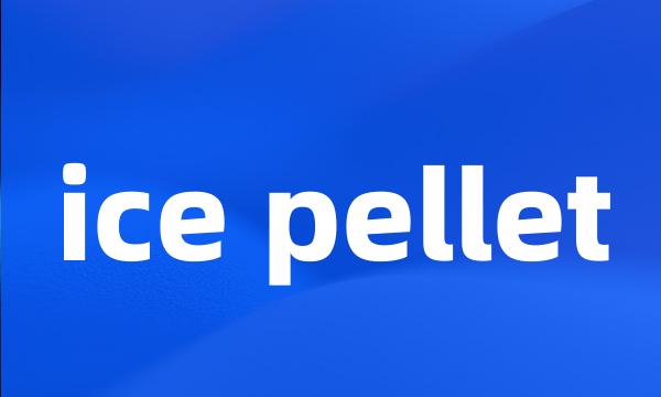 ice pellet