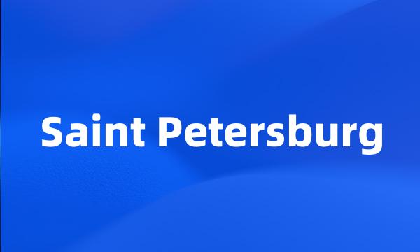 Saint Petersburg