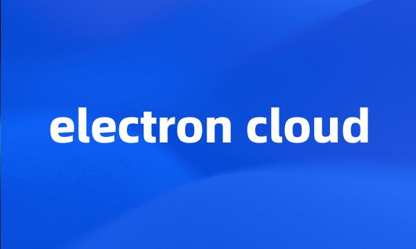 electron cloud