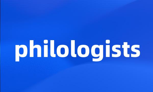 philologists