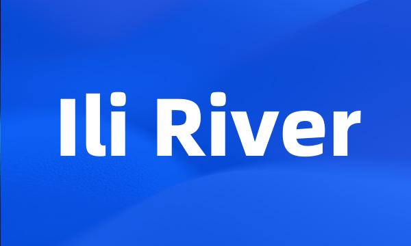 Ili River