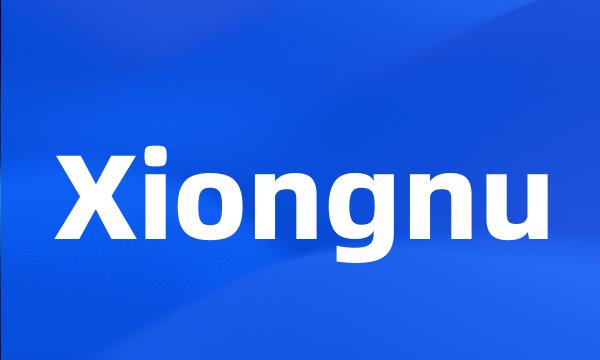 Xiongnu