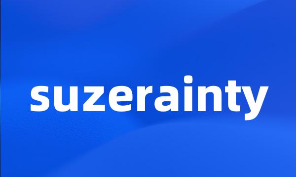 suzerainty