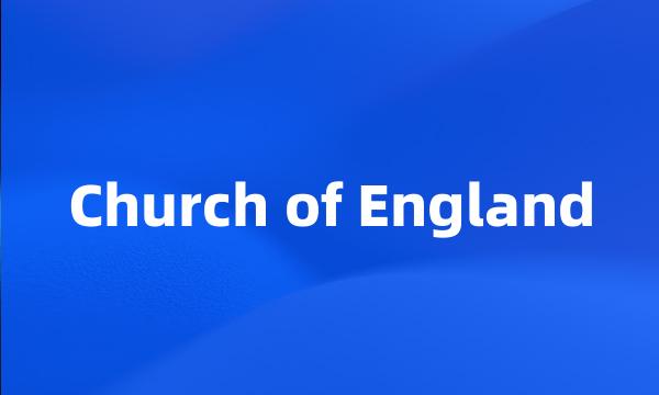 Church of England