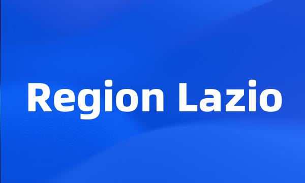 Region Lazio