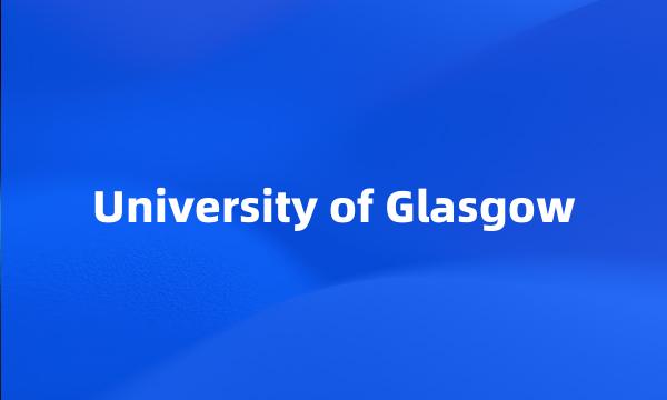 University of Glasgow