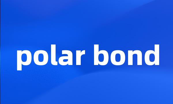 polar bond