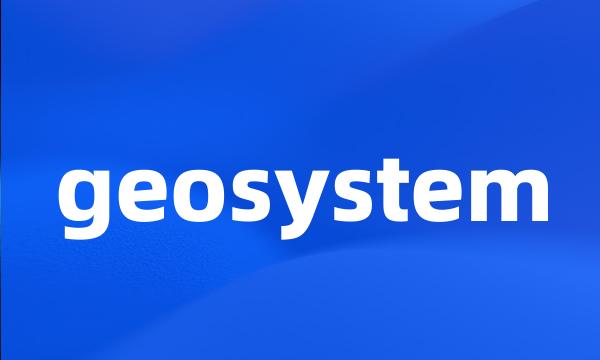 geosystem