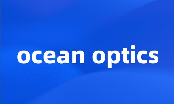 ocean optics