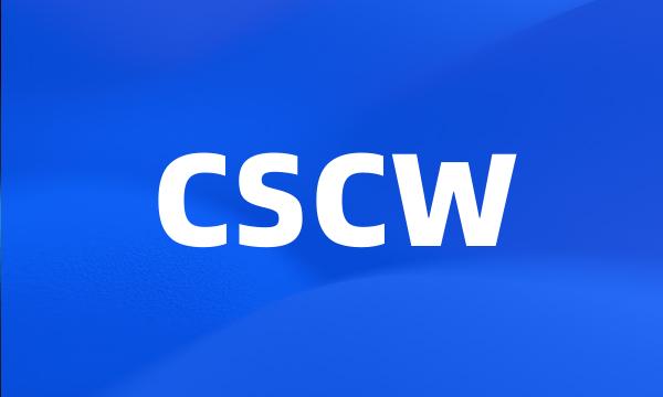 CSCW