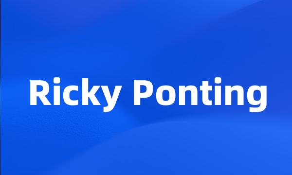 Ricky Ponting