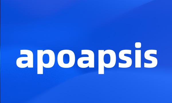 apoapsis