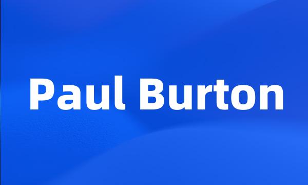 Paul Burton