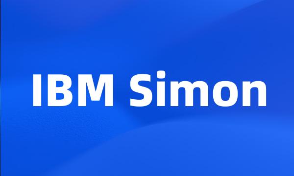 IBM Simon