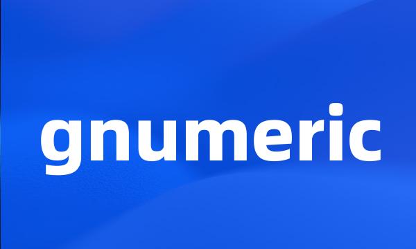 gnumeric