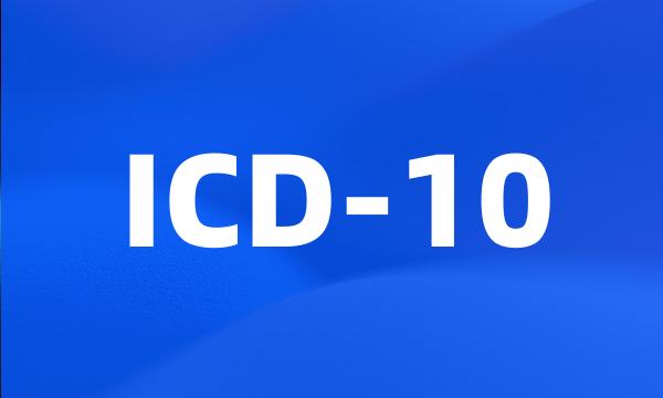 ICD-10