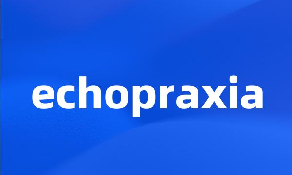 echopraxia