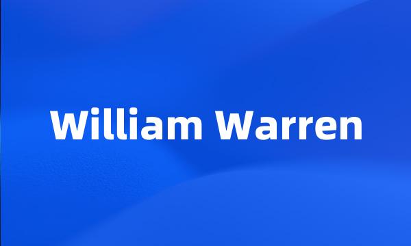 William Warren