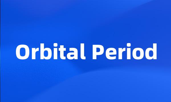 Orbital Period