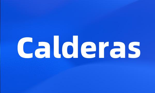 Calderas