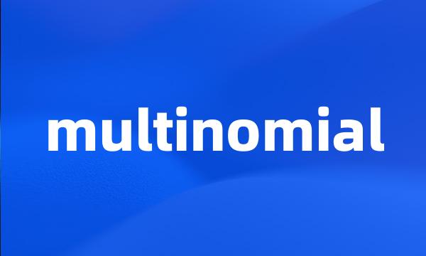 multinomial