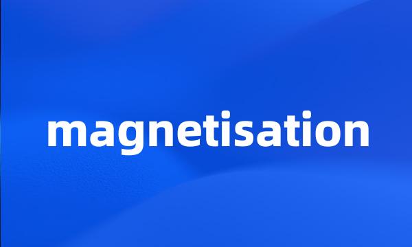 magnetisation