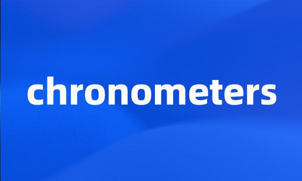 chronometers