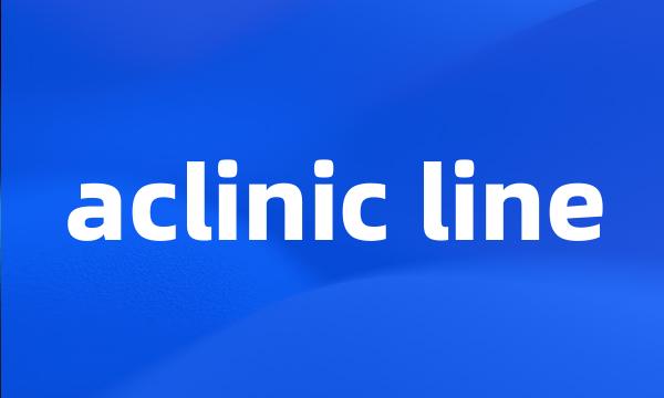 aclinic line