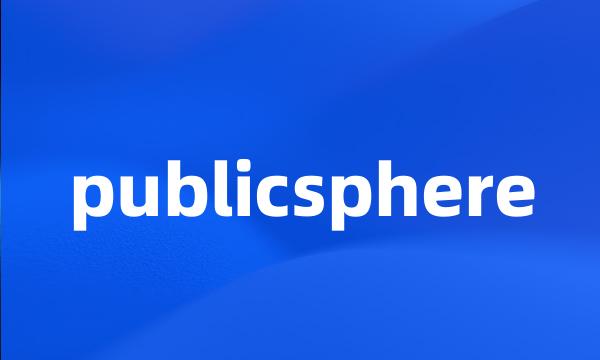 publicsphere