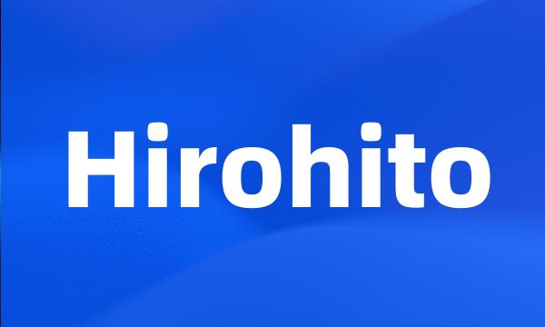 Hirohito