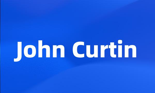 John Curtin