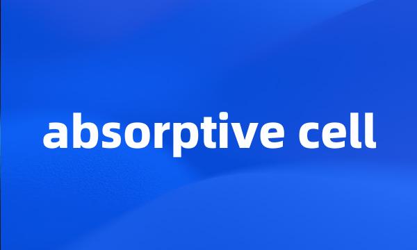 absorptive cell