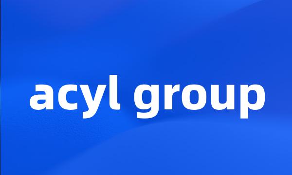 acyl group