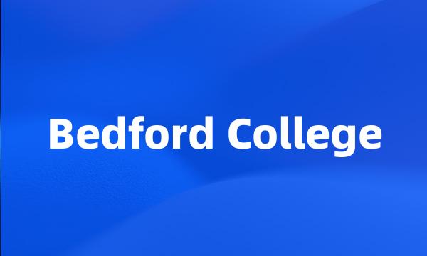 Bedford College