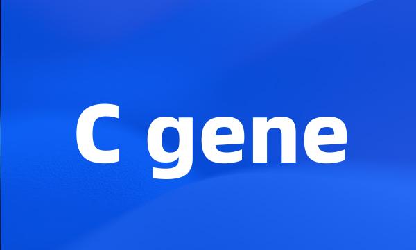 C gene