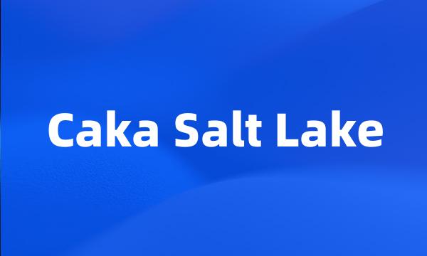 Caka Salt Lake