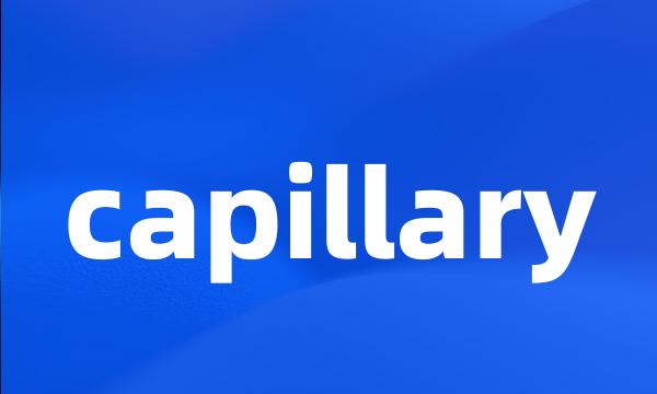 capillary