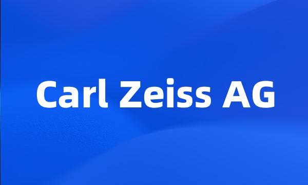 Carl Zeiss AG