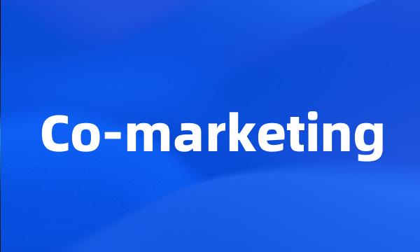 Co-marketing