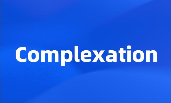 Complexation